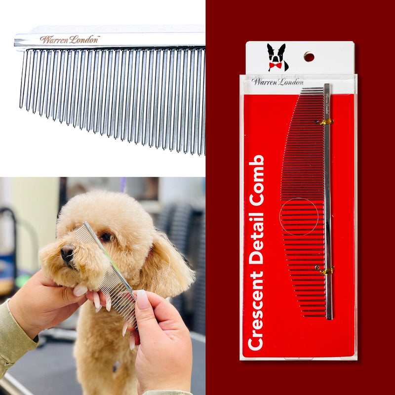 Crescent Detail Pet Comb