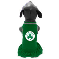 Boston Celtics Pet Cheerleader Ruffled Dress