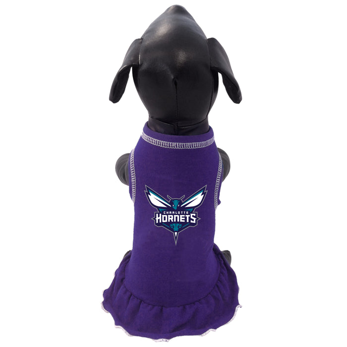 Charlotte Hornets Pet Cheerleader Ruffled Dress