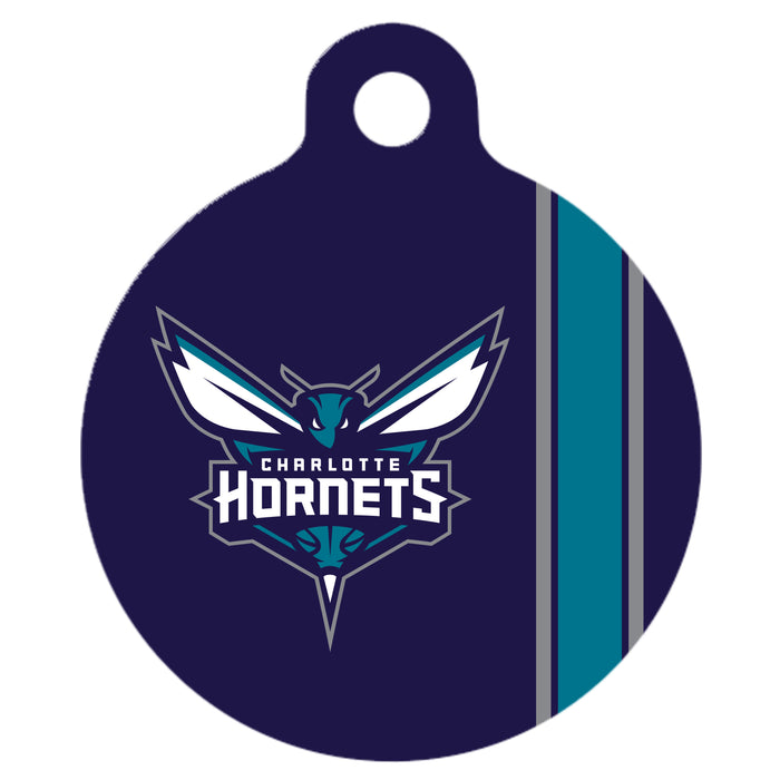 Charlotte Hornets Stainless Steel Charm/Tag