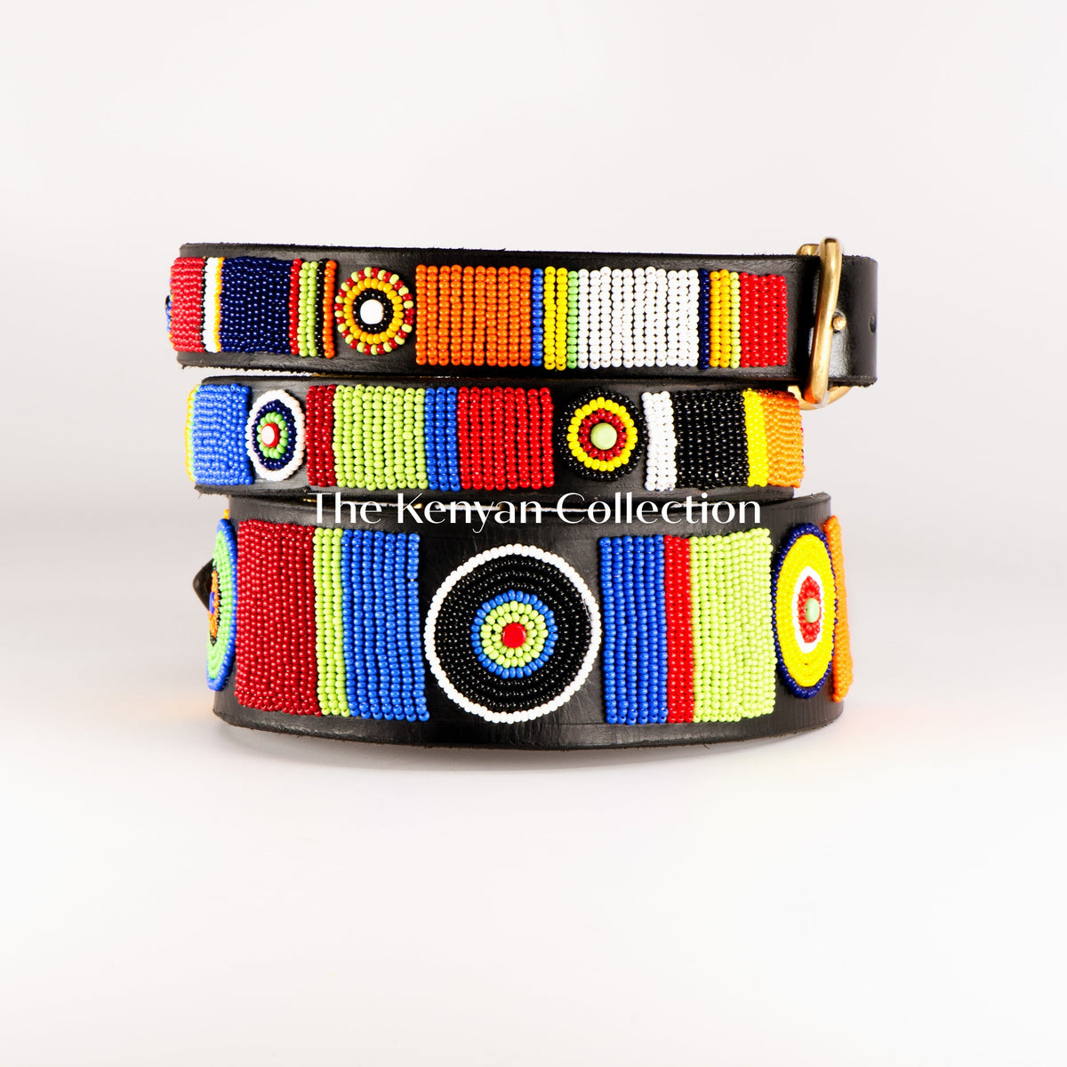 Circle of Life Beaded Dog Collar