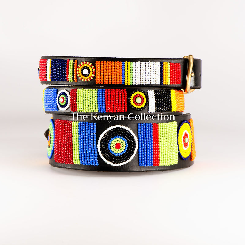 Circle of Life Beaded Dog Collar