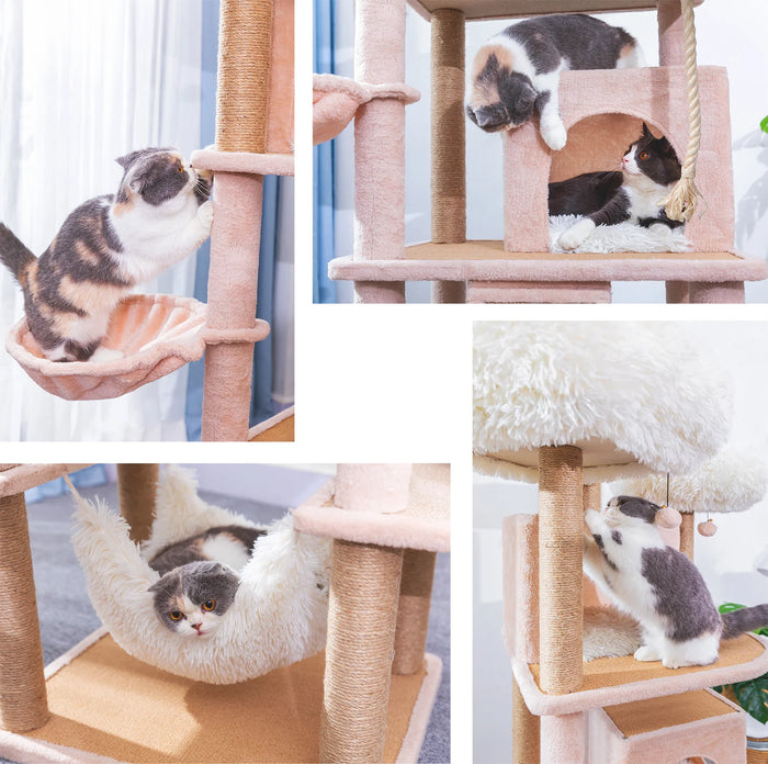 Catry Castle Deluxe 7-Level Cat Tree Complex Tower