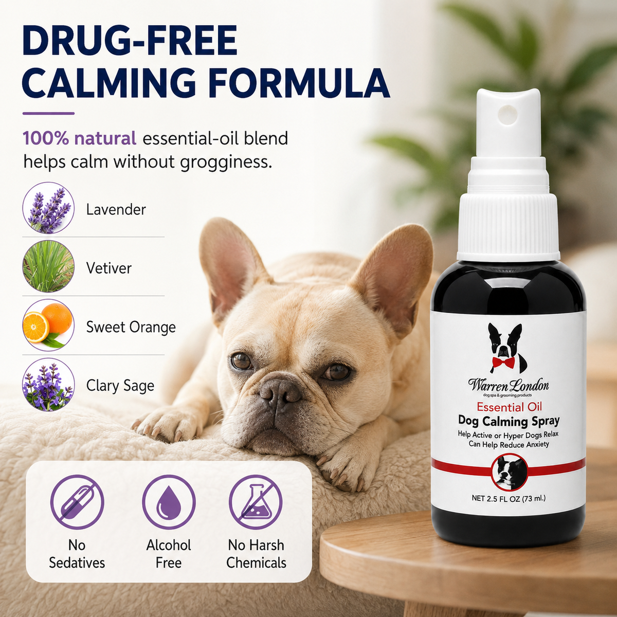 Essential Oil Dog Calming Spray