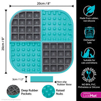 LickiMat Slomo for Cats - Turquoise