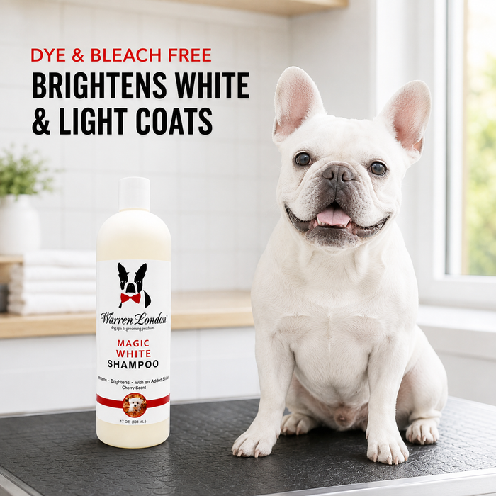Magic White Brightening Dog Shampoo - Cherry Scented - 17oz