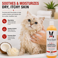 2-in-1 Dog Shampoo & Conditioner – Coconut, 17 oz