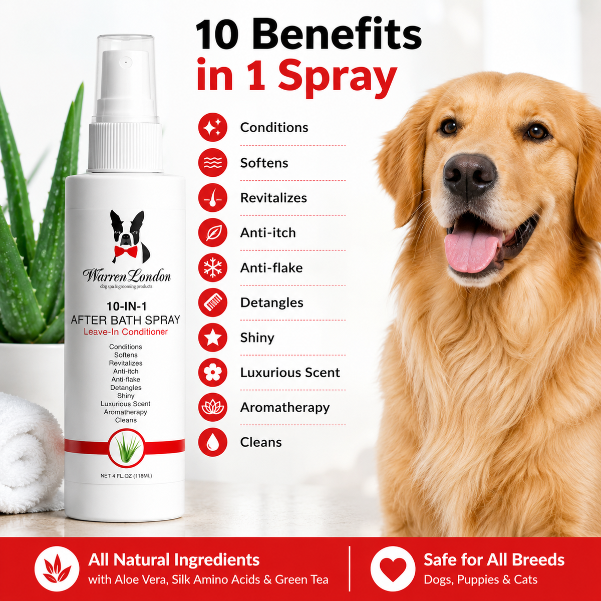 10-In-1 After Bath Spray - Professional Size