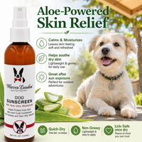 Dog Sunscreen With Aloe Vera Moisturizer