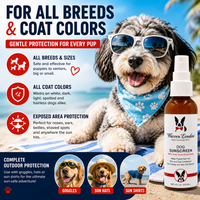 Dog Sunscreen With Aloe Vera Moisturizer