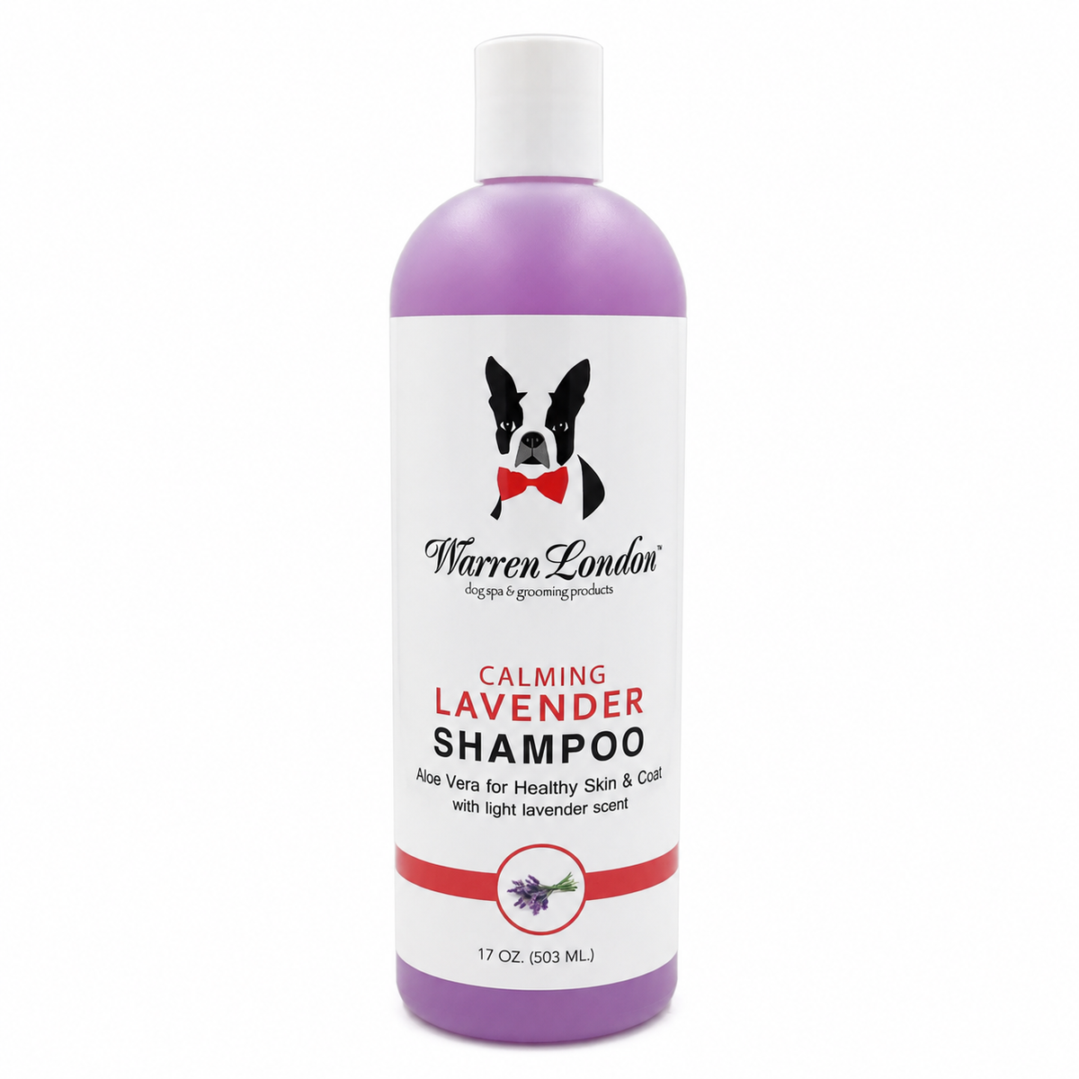 Calming Lavender Dog Shampoo w/Aloe Vera & Essential Oils