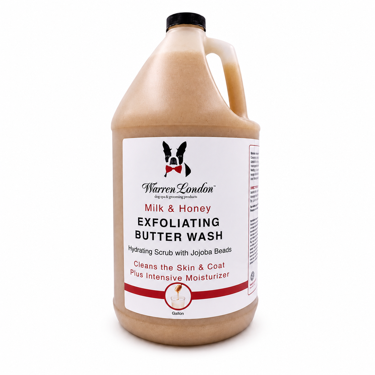 Exfoliating Butter Wash Dog Shampoo Gallons - With Natural Jojoba Beads