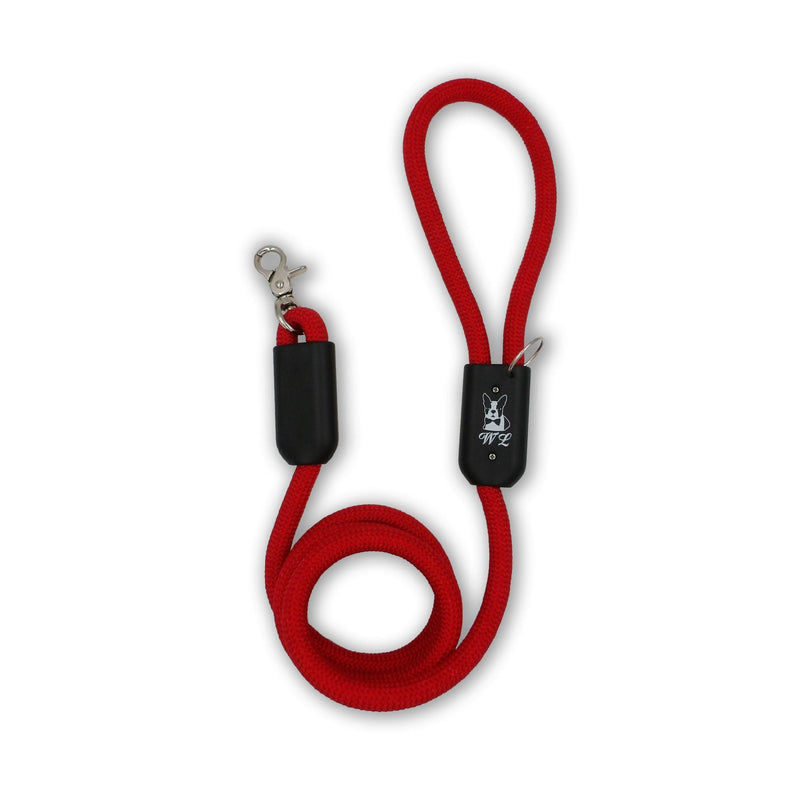 Climbing Rope Dog Leash - Red