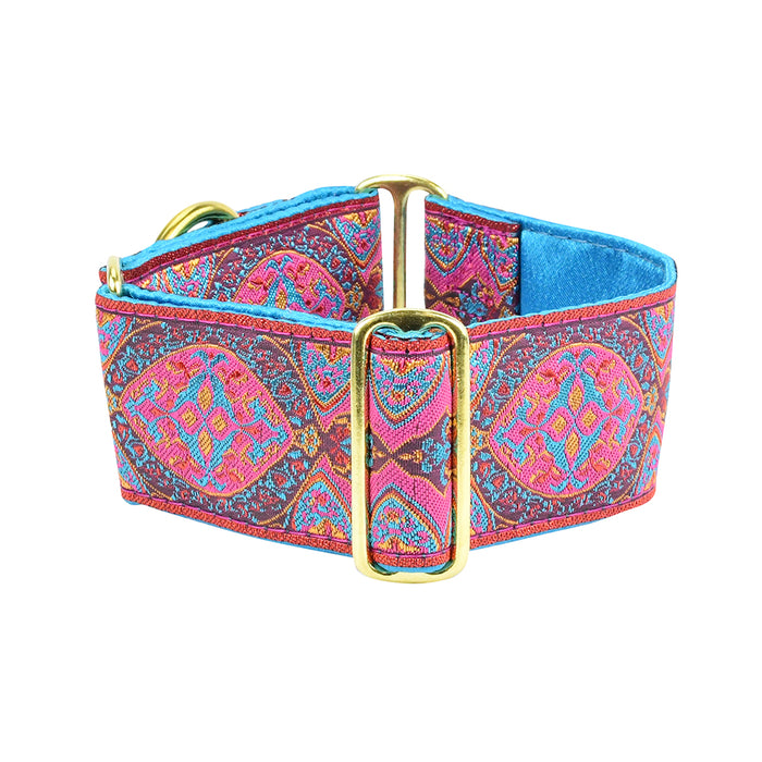 Aristocracy Pink 2" Extra Wide Martingale Dog Collar