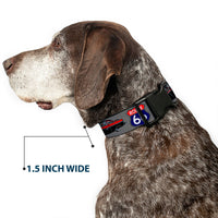 Plastic Clip Collar - Route 66 Classics Gray