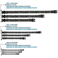 Plastic Clip Collar - BD Logo Scattered Black/Gray