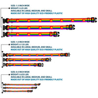 Plastic Clip Collar - Colorado Flags2 Pride