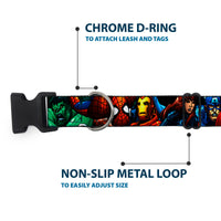 Plastic Clip Collar - Marvel Universe Superheroes Stacked