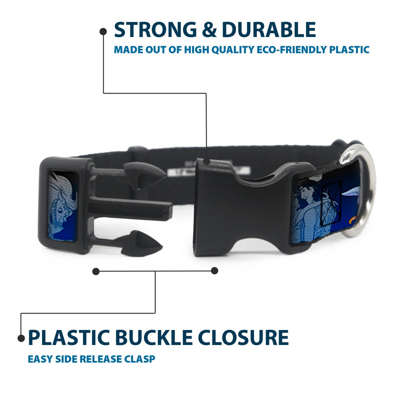 Plastic Clip Collar - Aladdin & Jasmine Scenes