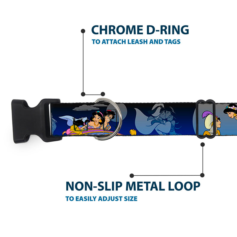 Plastic Clip Collar - Aladdin & Jasmine Scenes