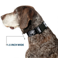 Plastic Clip Collar - Tinker Bell Scenes Black/White
