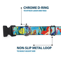 Plastic Clip Collar - Ariel, Sebastian & Flounder Scene