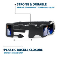 Plastic Clip Collar - Cinderella Transformation Blue Fade