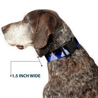 Plastic Clip Collar - Cinderella Transformation Blue Fade