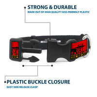 Plastic Clip Collar - Mufasa & Simba JUST CAN'T WAIT TO BE KING/Family Silhouette