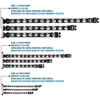 Plastic Clip Collar - Nightmare Before Christmas Jack Expressions Gray