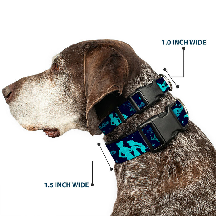 Plastic Clip Collar - Aladdin & Jasmine Silhouette A WHOLE NEW WORLD