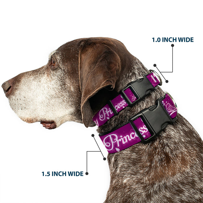 Plastic Clip Collar - I'M 99.9% SURE I'M A DISNEY PRINCESS Pinks/White