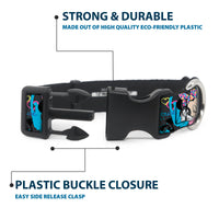 Plastic Clip Collar - Minnie Mouse Hoody & Headphone Poses Gray/Multi Color