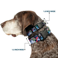 Plastic Clip Collar - Buzz Lightyear Action Poses Stacked
