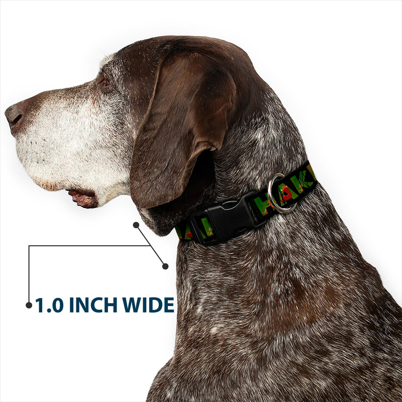 Plastic Clip Collar - HAKUNA MATATA Black/Lion King Scenes