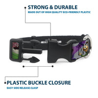 Plastic Clip Collar - Monsters University Character Lineup Gray