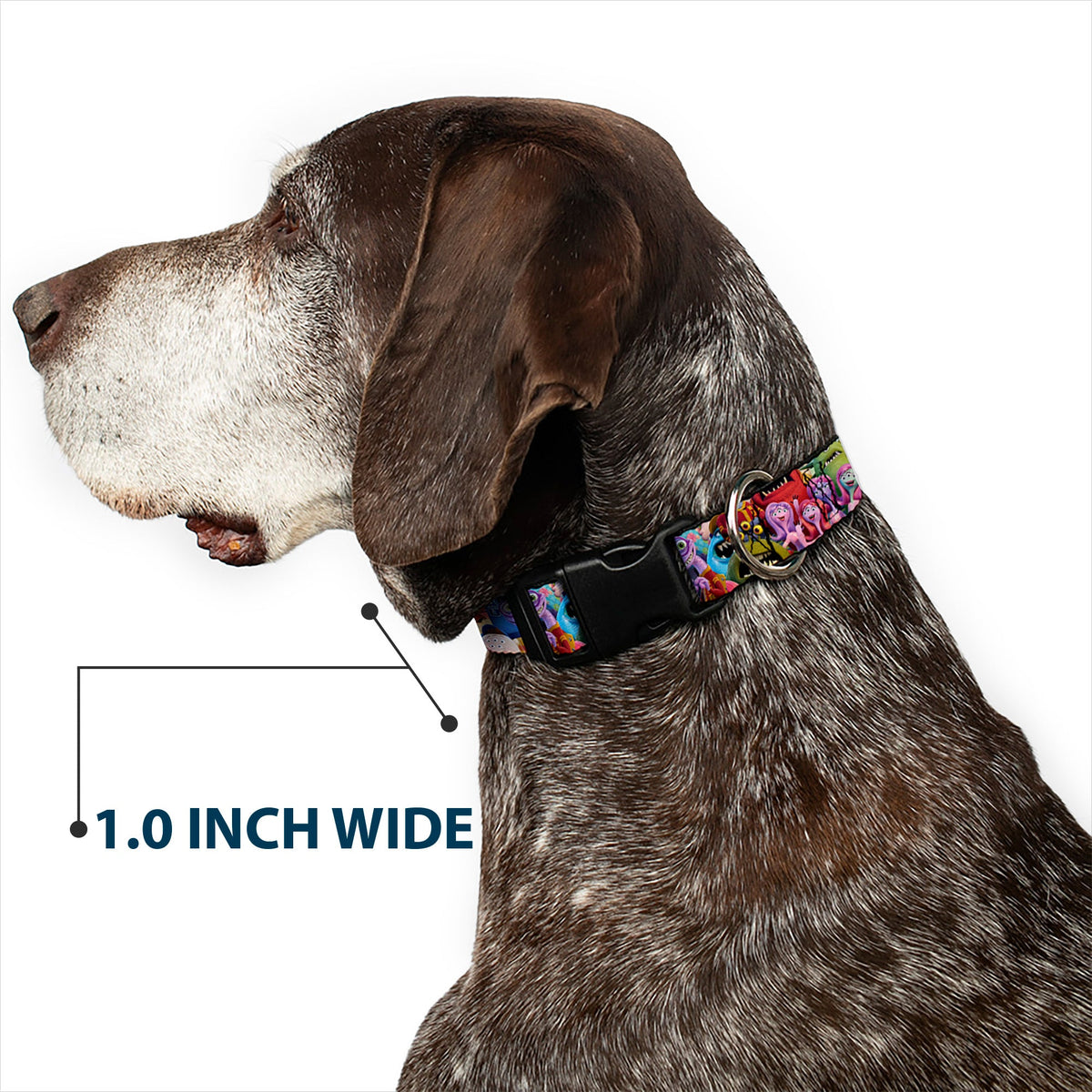 Plastic Clip Collar - Monsters University Monsters Stacked