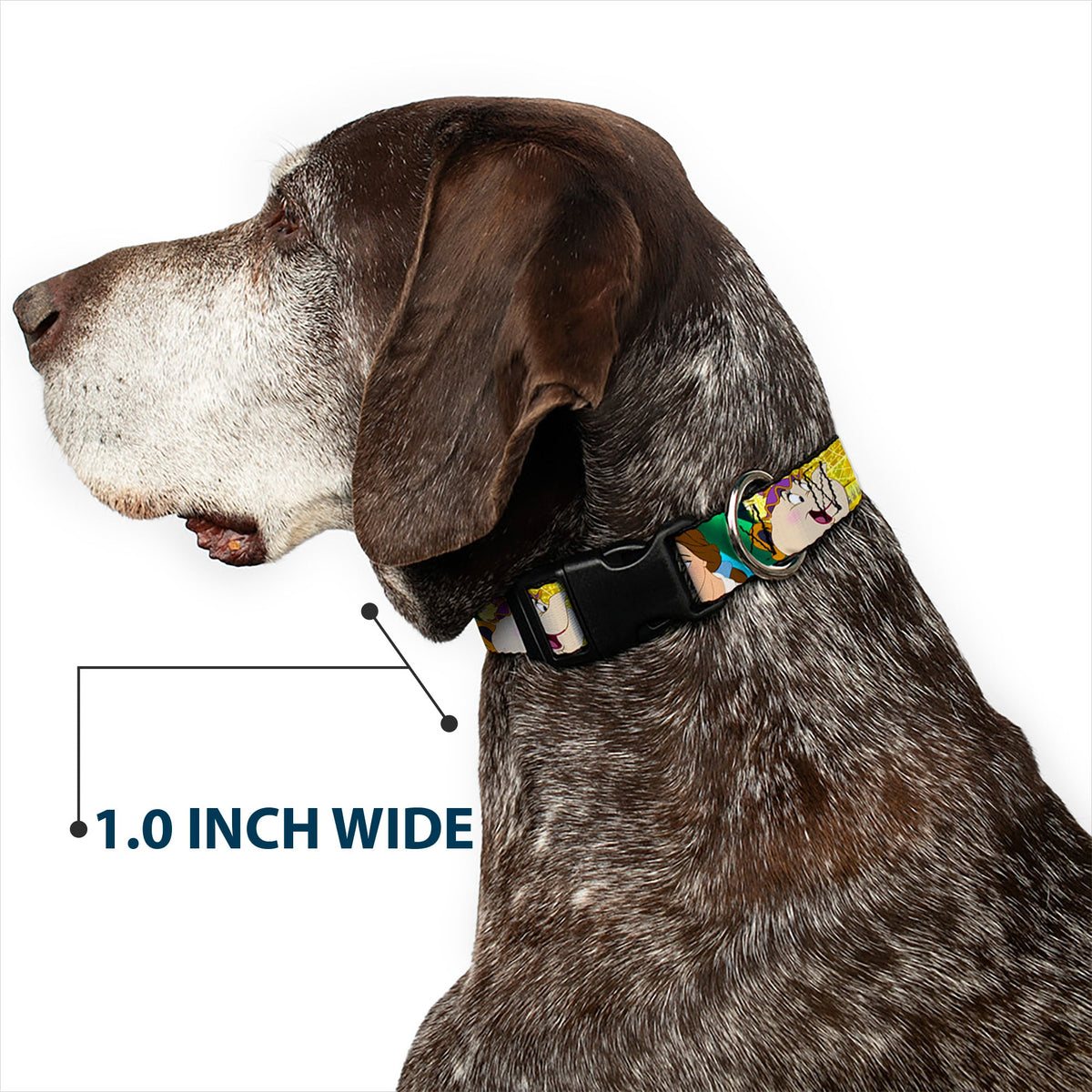Plastic Clip Collar - Beauty & the Beast Be Our Guest Scenes