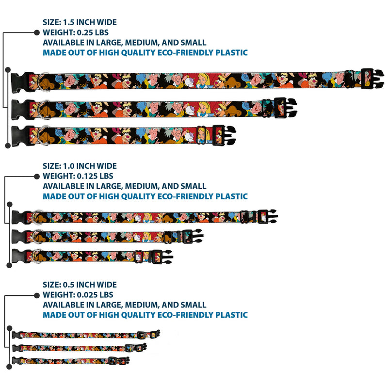 Plastic Clip Collar - Mad Hatter's Tea Party Poses