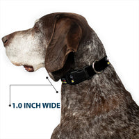 Plastic Clip Collar - Classic Mickey Mouse Pose Black