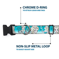 Plastic Clip Collar - Anna/Snowflakes Frozen Art Collection Poses