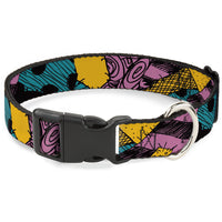 Plastic Clip Collar - Nightmare Before Christmas Sally Dress Patchwork