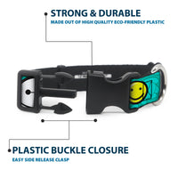 Plastic Clip Collar - Baymax/Mood Expressions/Baymax Scattered Turquoise