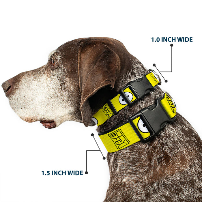 Plastic Clip Collar - BAYMAX Hanko/Face Yellow/Black/White