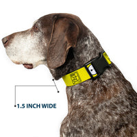 Plastic Clip Collar - BAYMAX Hanko/Face Yellow/Black/White
