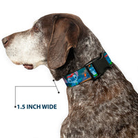 Plastic Clip Collar - Stitch Hula Dance 5-Poses