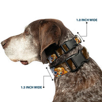Plastic Clip Collar - Lady and Tramp 2-Poses/Spaghetti Kiss Scene Browns