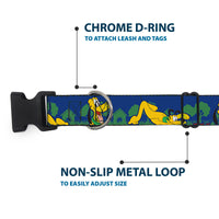 Plastic Clip Collar - Pluto 4-Poses/Landscape Blue/Green