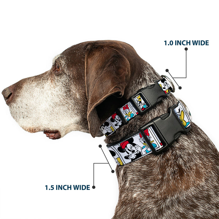Plastic Clip Collar - Sensational Six Buddy Pose Blocks White/Multi Color