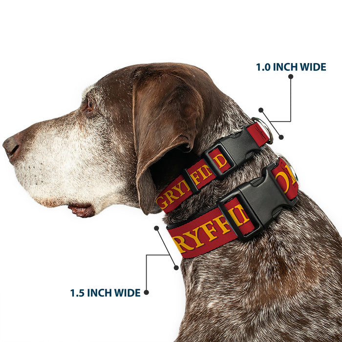 Plastic Clip Collar - Harry Potter GRYFFINDOR & Crest Black/Red